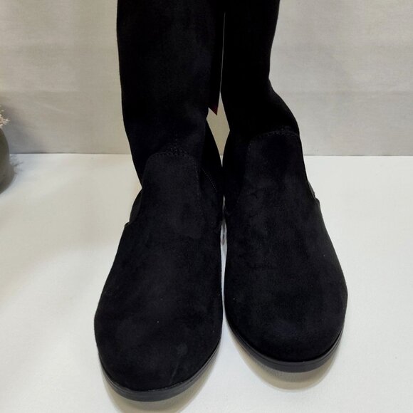 No Boundaries Over-The-Knee Boots Size 6.5W True To Size Suede-like Material NWT - Picture 10 of 14